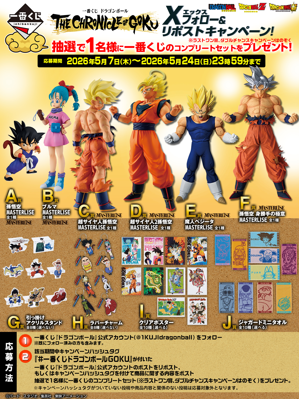 一番くじ ドラゴンボール THE CHRONICLE OF GOKU｜一番くじ倶楽部