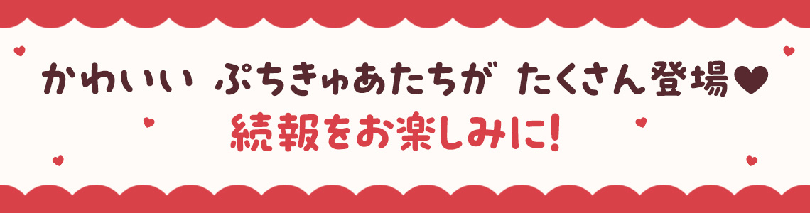 続報をお楽しみに！