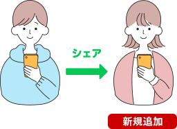 紹介された方が一番くじLINE公式アカウント新規の友だち追加だった場合