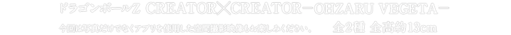 ドラゴンボールZ　CREATOR×CREATOR−OHZARU VEGETA−
