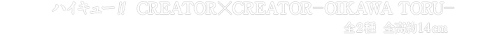 ハイキュー!! CREATOR×CREATOR－OIKAWA TORU－