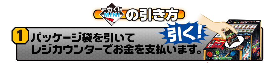 一番くじMINIの引き方