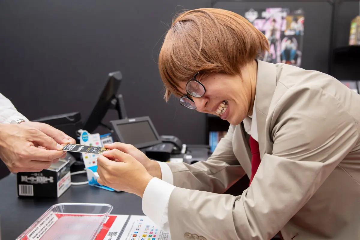 必死な表情のたかやさん