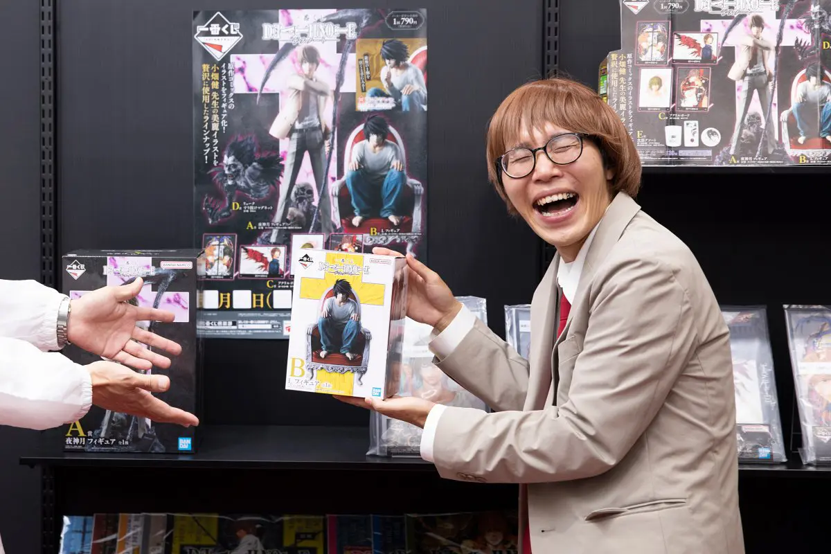 B賞を受け取るたかやさん