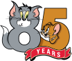 トムとジェリー85周年記念ロゴ