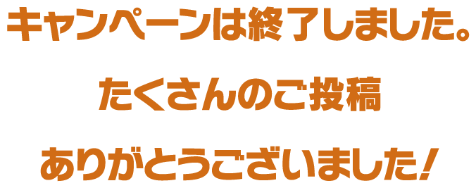 キャンペーンは終了しました。